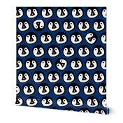 Penguin Animal Print  - Blue
