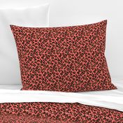Living Color Color of the Year in Coral Beige and Black Leopard Spots