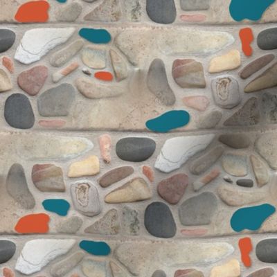 Beach Rock Mosaic in Seaglass | Vintage Vacation