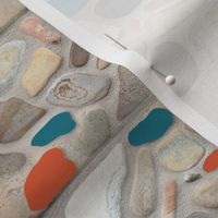 Beach Rock Mosaic in Seaglass | Vintage Vacation