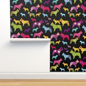 french bulldog fabric