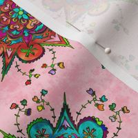 Flower Mandala Pattern soft pink