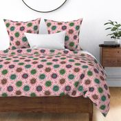 Flower Mandala Pattern soft pink