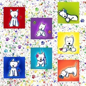 KiniArt Flowerbox Westies