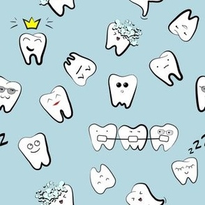 Teeth life dentist pattern