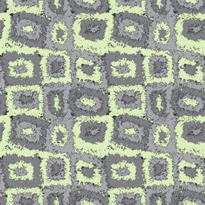 Limited Color Palette Green Gray Plaid
