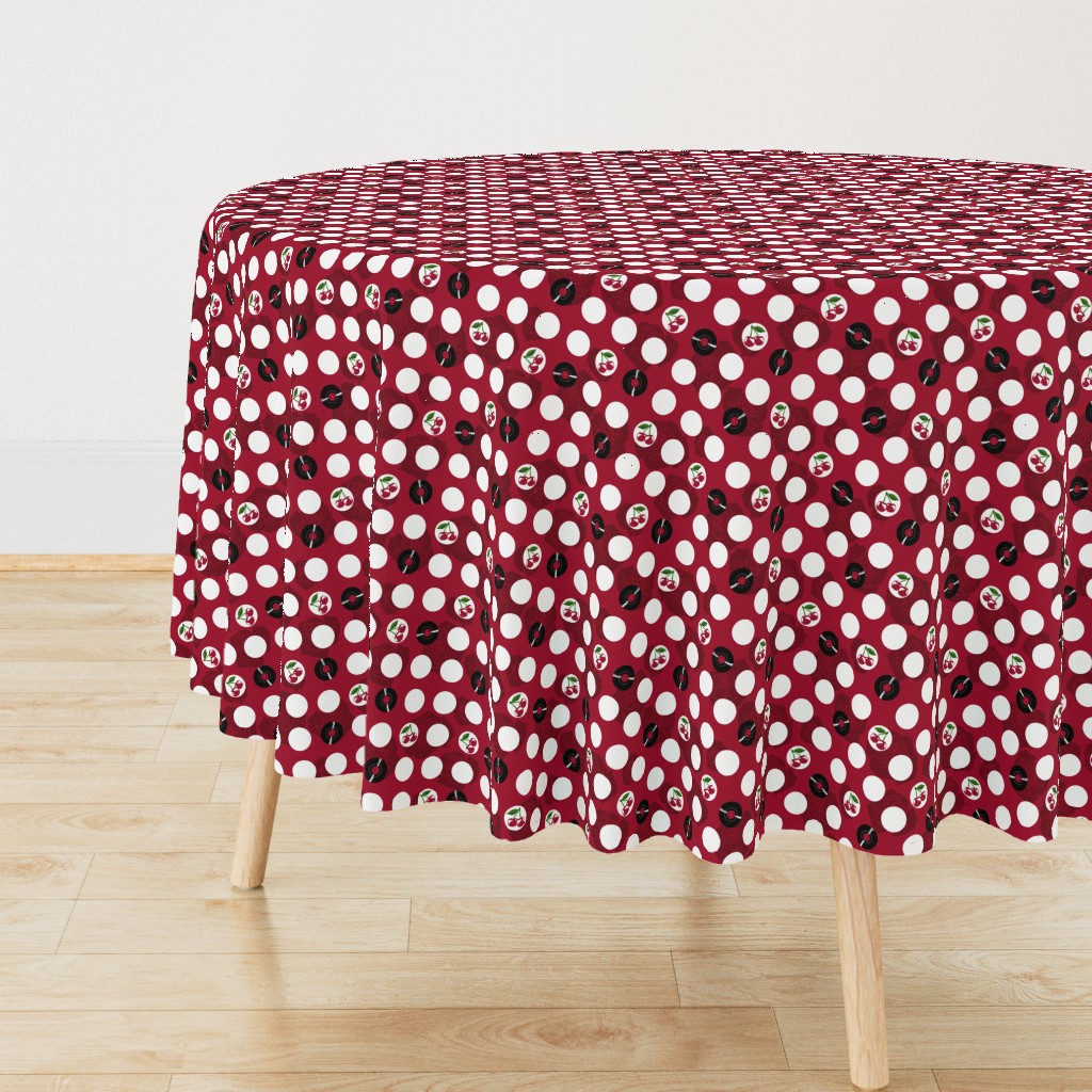 Rockabilly Vinyl Polka Dots