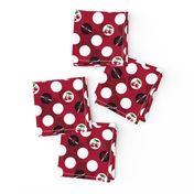 Rockabilly Vinyl Polka Dots