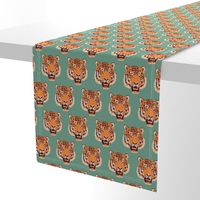 Timothy the Tiger on teal (small)