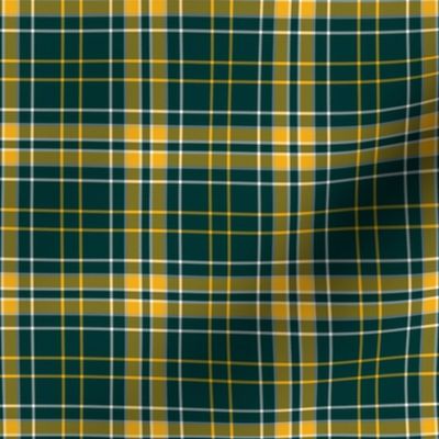 Green and Gold Plaid 