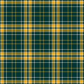 Green and Gold Plaid 