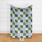 Sea Turtle//Sailboat - Wholecloth Cheater Quilt