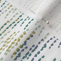 Modern Geometric Simple Teal Tan White Wallpaper Home Decor Dots Peaceful