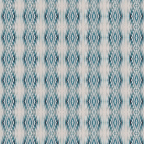 Blue and Brown Diamond Stripes