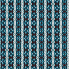Blue Vertical Diamond Stripes