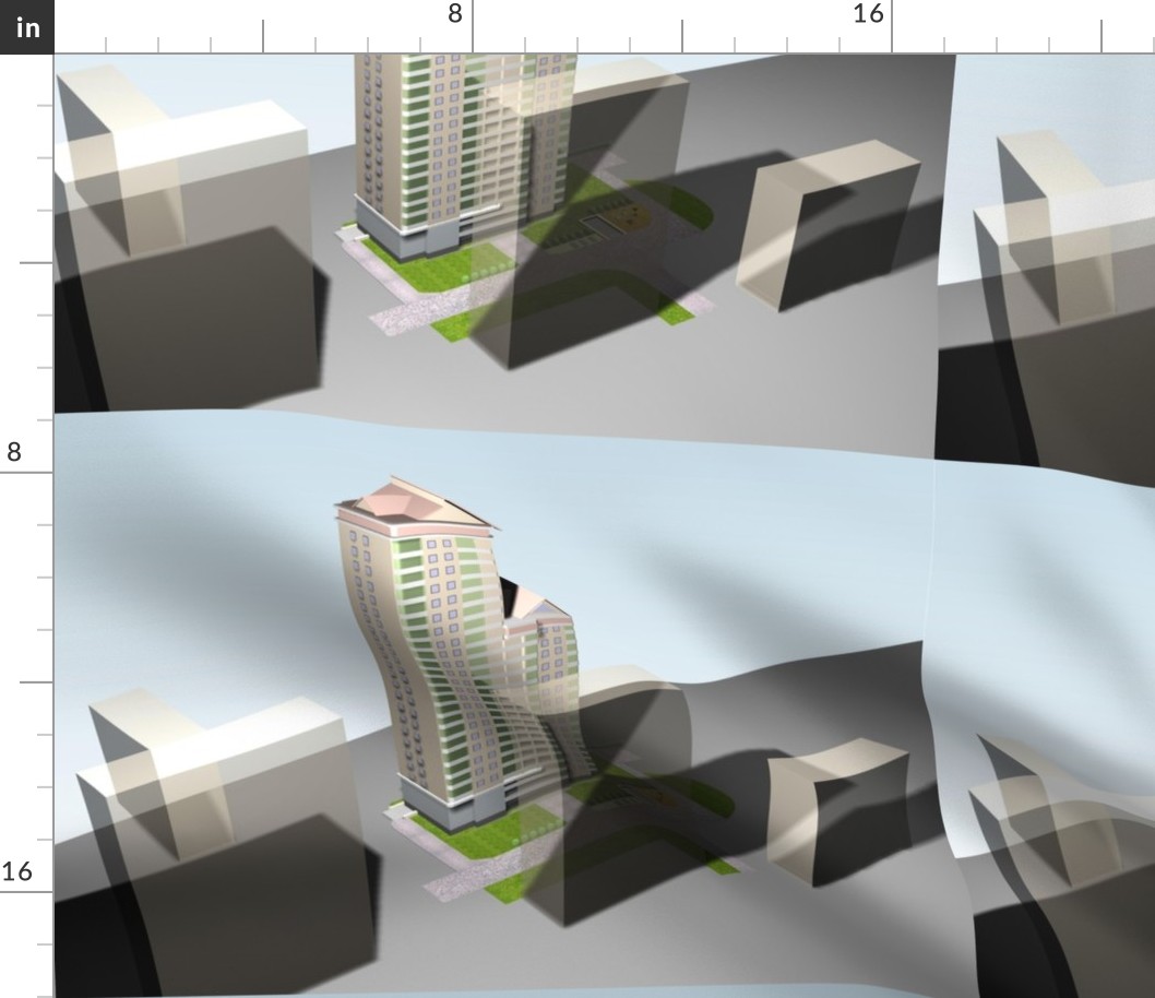 Architectural projects, 3d models of buildings