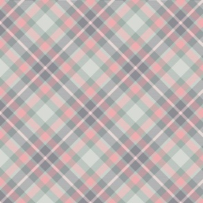 Desert Calm Plaid on the Diagonal