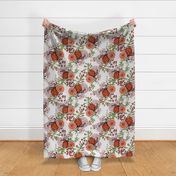 floral pattern large scale pumkin