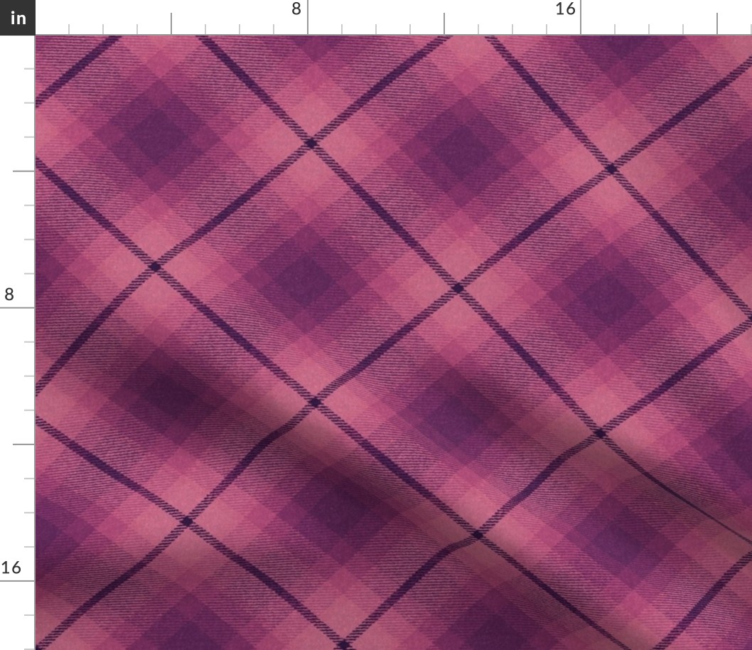 Different Hearts Plaid on the Diagonal