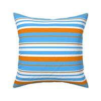 Blue and Orange Stripe