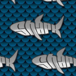 shark infested blue
