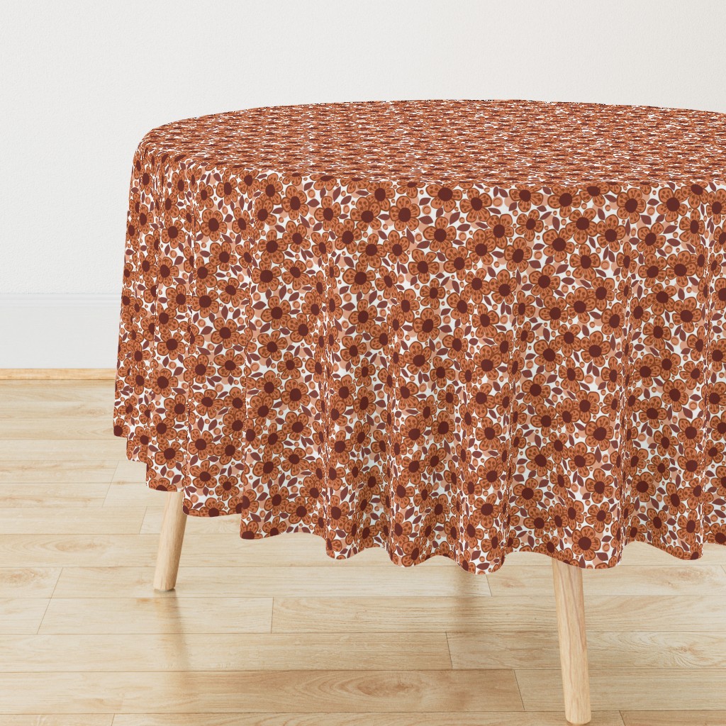 Bold Brown Floral small scale