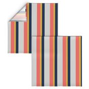 Nautical Stripes lving coral