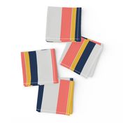 Nautical Stripes lving coral