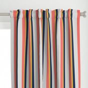 Nautical Stripes lving coral