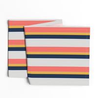 Nautical Stripes lving coral