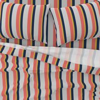 Nautical Stripes lving coral