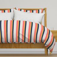 Nautical Stripes lving coral