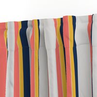 Nautical Stripes lving coral