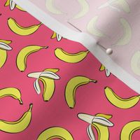 (small scale) bananas - hot pink C19BS