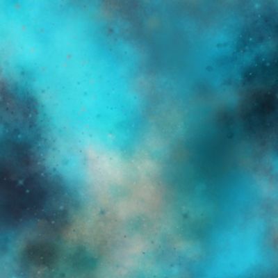 ice nebula with stars