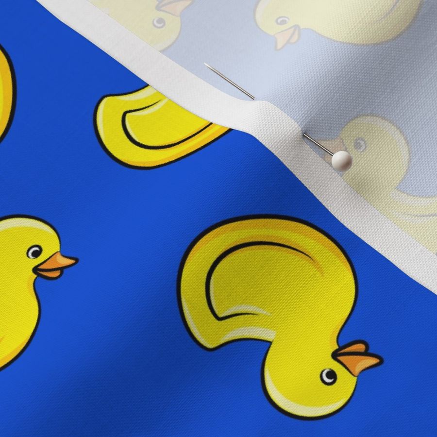 rubber duck toss - bath time toy - Fabric | Spoonflower