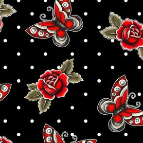 Rockabilly roses