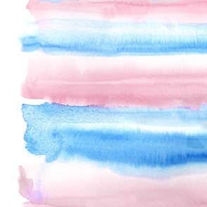 Watercolour #7 - pink and blue - 56"