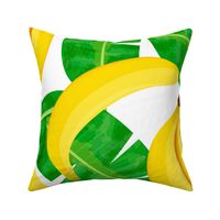 banana and leaves pattern