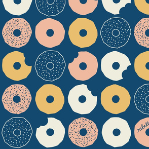 Colored Bagel Pattern