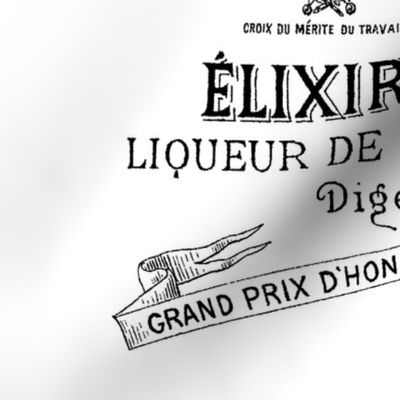 French Elixir Lable