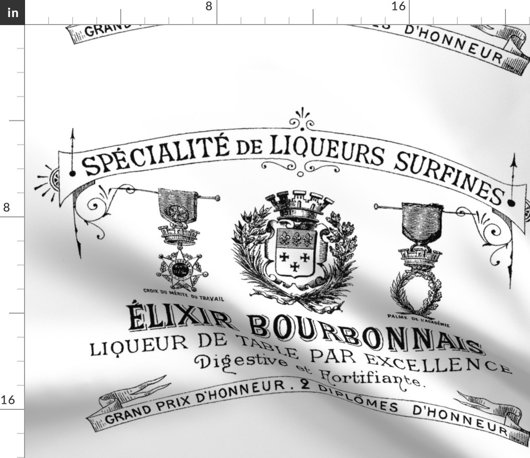 French Elixir Lable