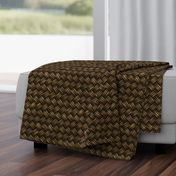 Wicker Rattan Basket Weaved Brown