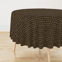 Wicker Rattan Basket Weaved Brown