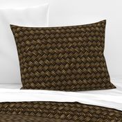 Wicker Rattan Basket Weaved Brown