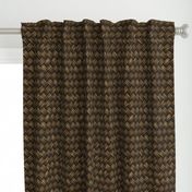 Wicker Rattan Basket Weaved Brown