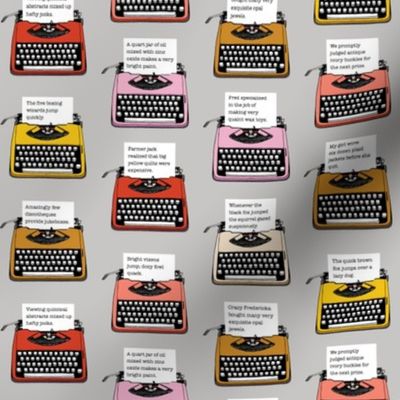 Pangram Typewriters* (Silkscreen)