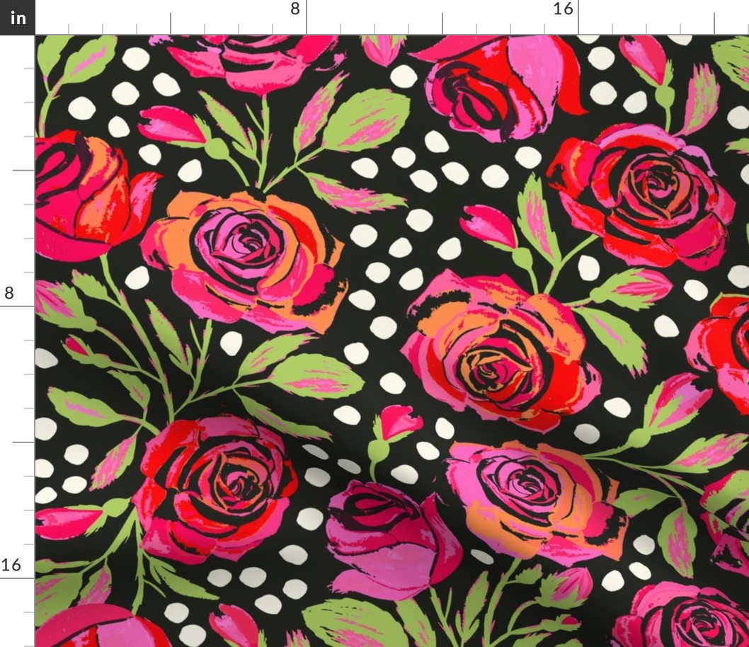 Rockabilly Roses Dark