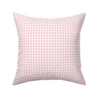 Tiny Blush Pink Houndstooth