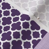 Practically Perfect//Purple - Wholecloth Cheater Quilt